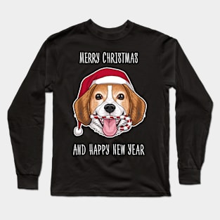 Merry Xmas for beagle lovers Long Sleeve T-Shirt